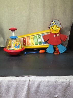 Fisher-Price Scarecrow, Spin Carousel, Little Tikes Xylophone